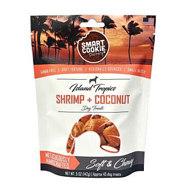 Smart Cookie Dog Soft Treat - Island Tropics - Shrimp + Coconut 5oz