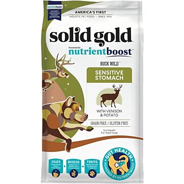 Solid Gold Dog Food - Buck Wild - Grain Free - Venison & Potato & Pumpkin