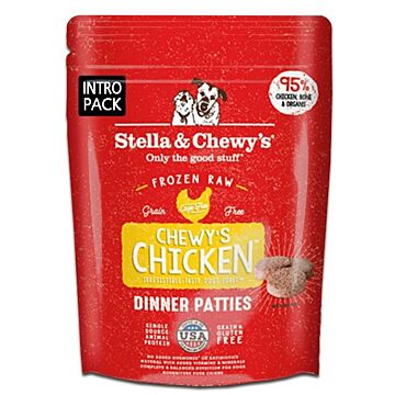 Stella & Chewys 美國狗糧 - 急凍生肉肉餅 - 籠外鳳凰 (雞肉)配方 8.5oz