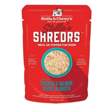 Stella & Chewys Dog Pouch - Stella's Shredrs - Beef & Chicken in Broth