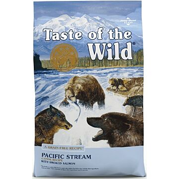 Taste Of The Wild Dog Food - Grain Free Pacific Stream - Smoked Salmon 28lb