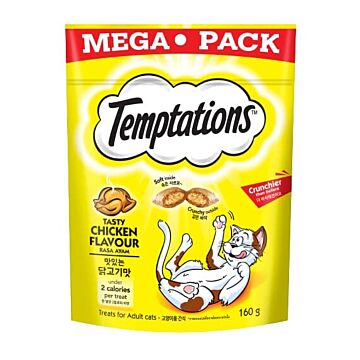 Temptations MEGA Cat Treats - Chicken 160g