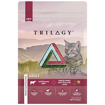 TRILOGY Cat Food - Australian Beef with Freeze Dried New Zealand Lamb 1.8kg