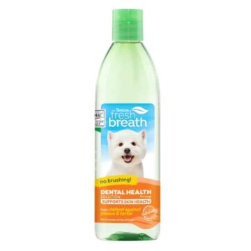 Tropiclean Fresh Breath - Dental Health Solution for Dogs Supports Skin Health 16oz