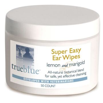 trueblue super easy ear wipes 50 pads