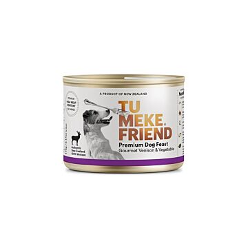 Tu Meke Friend Dog Canned Food - Grain Free - Gourmet Venison & Vegetable 175g