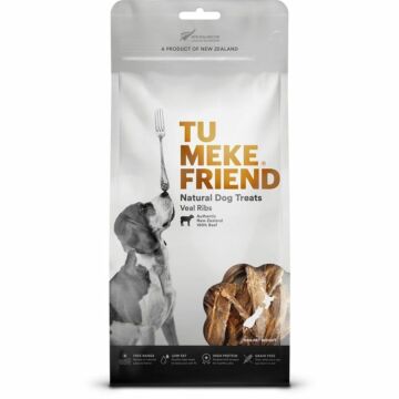 Tu Meke Friend 新西蘭狗小食 - 風乾脫水 無穀物 - 小牛肋骨 100g