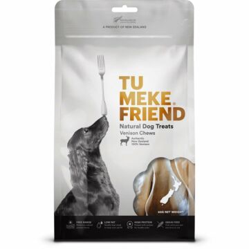 Tu Meke Friend Dog Treat - Air Dried Venison Chews 60g - EXP 31/07/2024