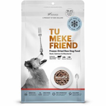Tu Meke Friend Dog Food - Freeze-dried - Beef Salmon & Mackerel 320g