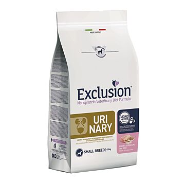 Exclusion Veterinary Diets Dog Food - Urinary - Pork & Sorghum Pea for Small Breed 2kg