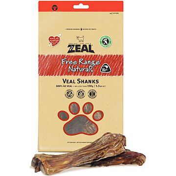 Zeal Dog Treat - Natural Veal Shanks 150g