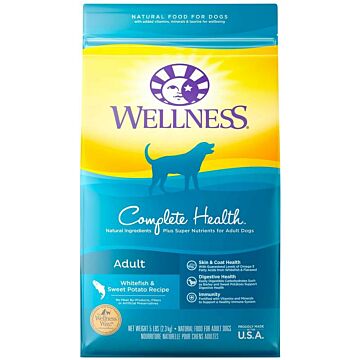 Wellness Complete Dog Food - Whitefish & Sweet Potato 15lb 