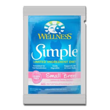 Wellness Simple Small Breed Grain Free Dog Food - Salmon & Potato (Trial Pack)