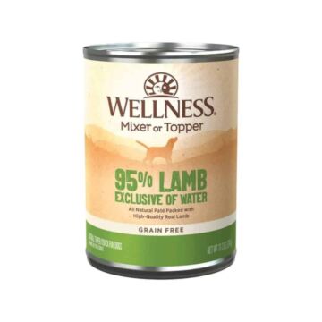 Wellness Grain Free Dog Canned Food - 95% Lamb 13.2oz