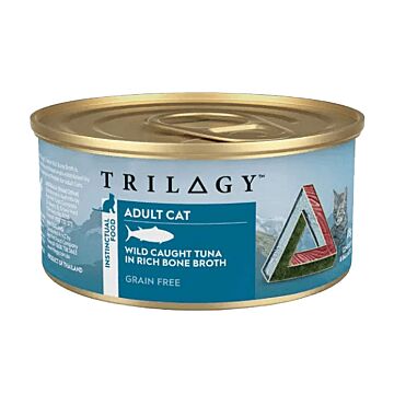TRILOGY Cat Canned Food - Wild Caught Tuna In Rich Bone Broth 85g