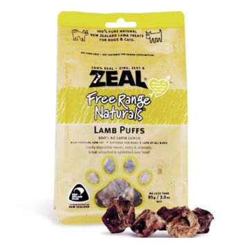 Zeal (Natural Pet Treats) - Lamb Puffs (85g)