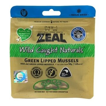 Zeal Cat & Dog Treat - Natural Freeze Dried Green Lipped Mussels 50g
