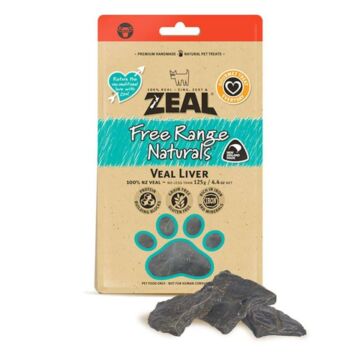 Zeal Dog Treat - Natural Veal Liver 125g