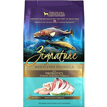 Zignature Dog Food - Grain Free Whitefish 25lb