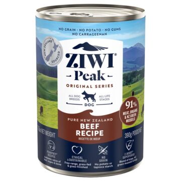 Ziwipeak 新西蘭巔峰狗濕糧 - 無穀物 - 牛肉配方 13.75oz