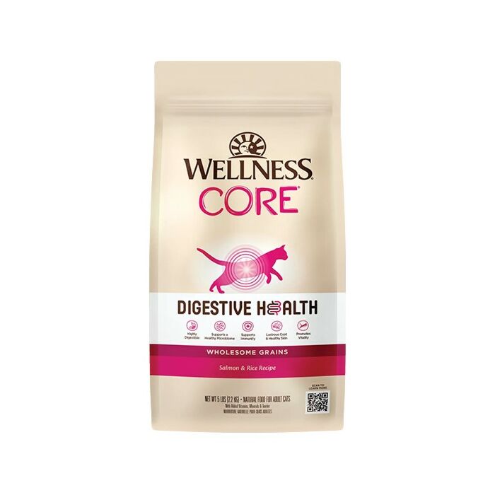 Wellness CORE Digestive Health Cat Food Salmon Rice 5lb ePet