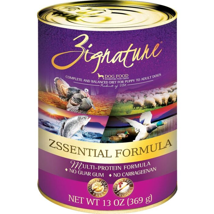 Zignature Dog Canned Food - Zssential Multi-Protein 13oz