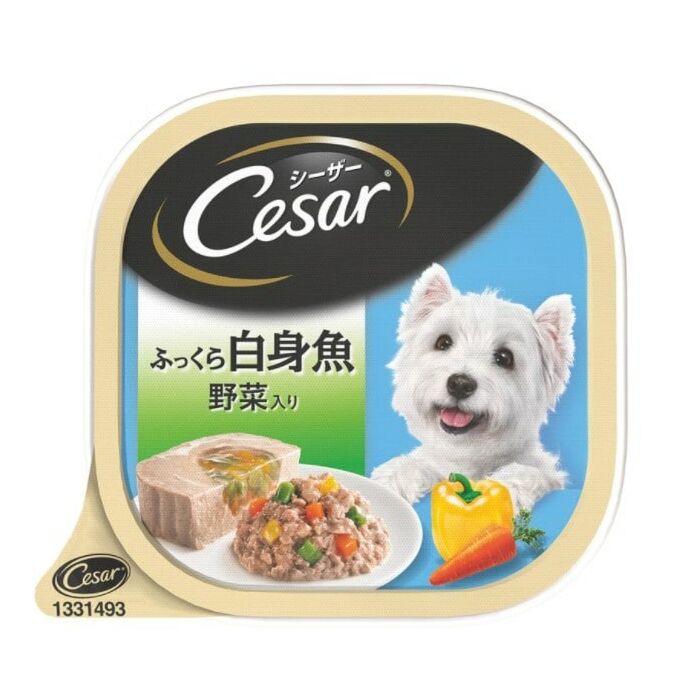 Cesar Dog Wet Food Whitefish Vegetables 100g ePet.hk Free