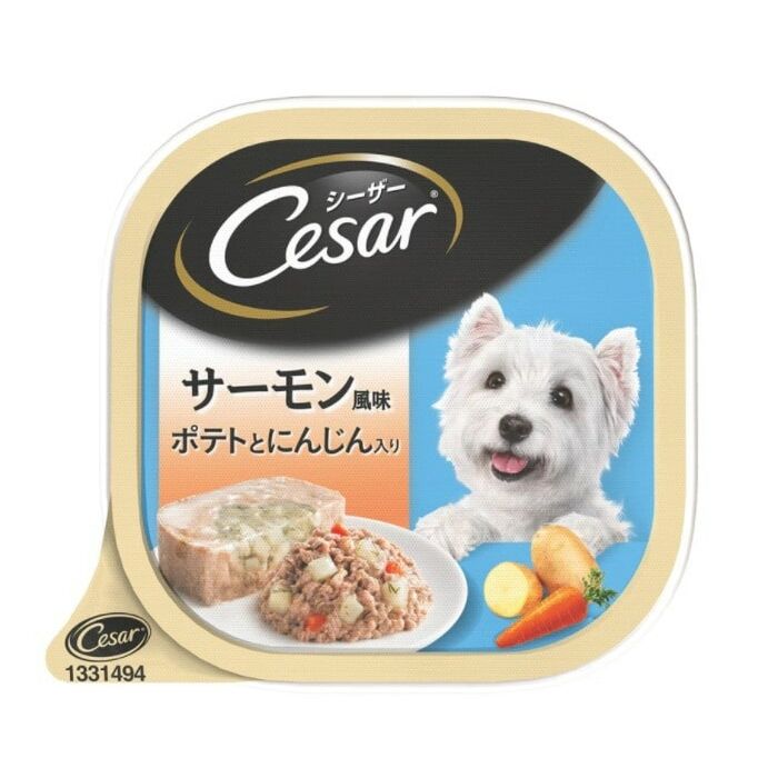 Cesar Dog Wet Food - Salmon with Potato & Carrot 100g