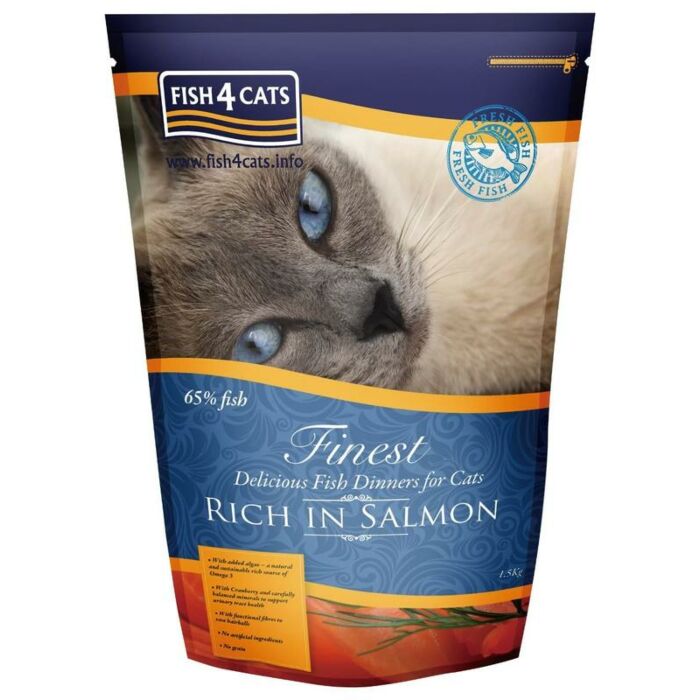 Fish4Cats Cat Food Grain Free Finest Salmon 1.5kg ePet.hk