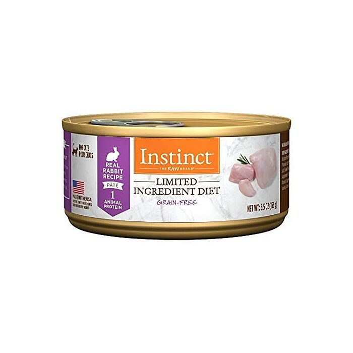 Nature s Variety Instinct Cat Canned Food LID Grain Free Rabbit