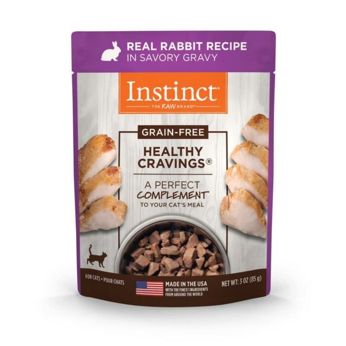 Nature s Variety Instinct Cat Pouch Healthy Cravings Rabbit 3oz