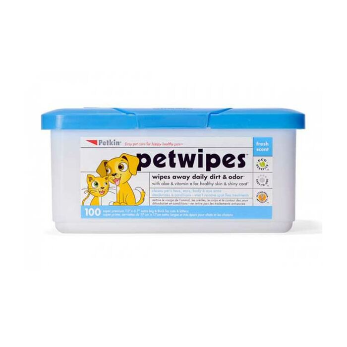 Petkin bamboo eco outlet pet wipes