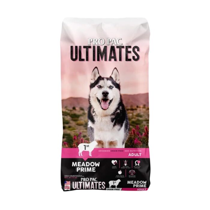 PRO PAC Dog Food Ultimates Meadow Prime Grain Free Lamb 12kg