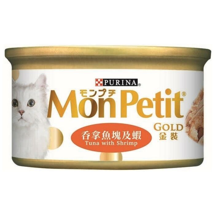 Purina Mon Petit Cat Canned Food Gold Tuna with Shrimp 85g