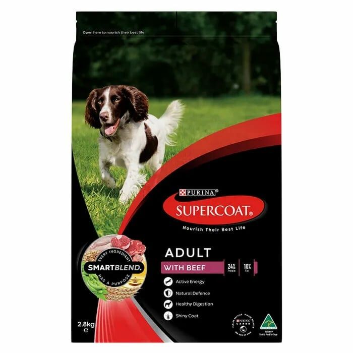 Purina Supercoat Smartblend Dog Food - Beef