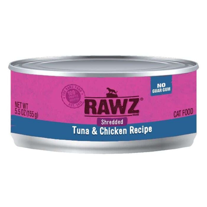 Rawz Cat Canned Food Shredded Tuna Chicken 155g ePet.hk