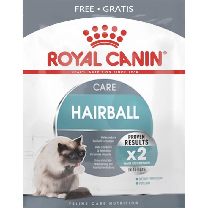 Royal Canin Cat Food Hairball Care Adult 50g Trial Pack ePet