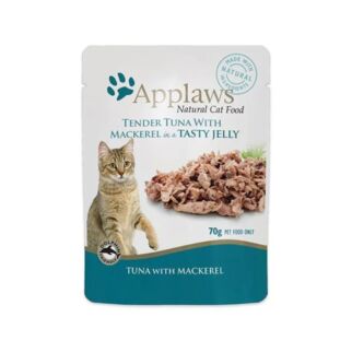 Applaws Jelly Cat Pouch - Tender Tuna With Mackerel 70g - EXP 12/09/2024