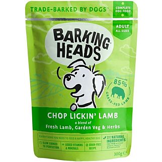 Barking Heads Grain Free Dog Pouch Salmon 300g ePet.hk Free Delivery