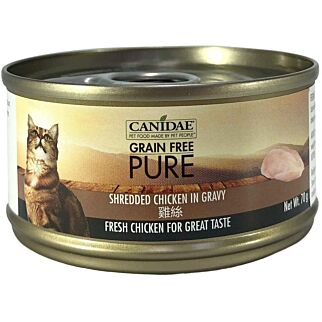 Canidae Wet Cat Food - Pure Shredded Chicken in gravy 70g