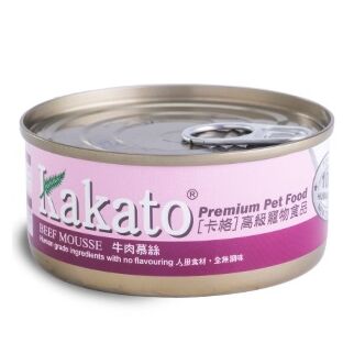 Kakato Cat & Dog Canned Food - Beef Mousse 70g