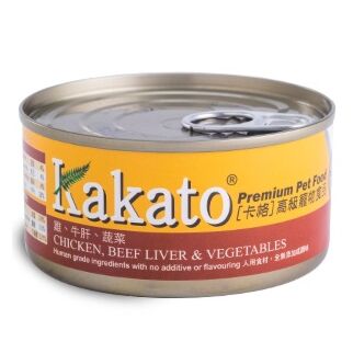 Kakato Cat & Dog Canned Food - Chicken Beef Liver & Vegetables 170g