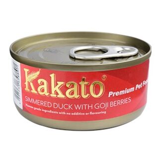 Kakato Cat & Dog Canned Food - Golden Fern Series - Simmered Duck with Goji Berries 70g