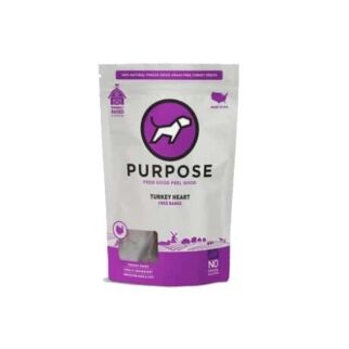 Purpose Dog Treat - Freeze Dried Raw Turkey Heart 3oz