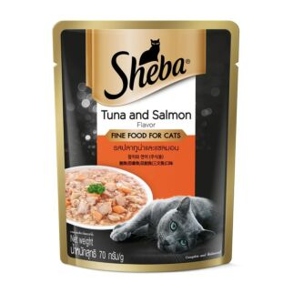 SHEBA Cat Pouch - Tuna & Salmon 70g